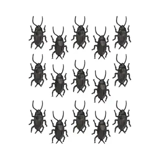 Amscan Nep Kevers/kakkerlakken - 20x Stuks - 5 Cm - Zwart - Halloween/horror