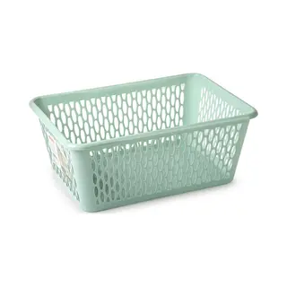 Plasticforte Opbergmand/kastmandje - 6, 5 Liter - Mintgroen - Kunststof - 20 X 30 X 11 Cm