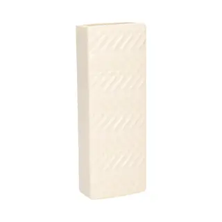 Gerimport Waterverdamper - Creme Wit - Keramiek - 400 Ml - Radiatorbak Luchtbevochtiger - 7, 4 X 18, 6 Cm