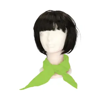 Myrtle Beach Verkleed Bandana/sjaaltje - Lime Groen - Kleuren Thema/teams - Carnaval Accessoires