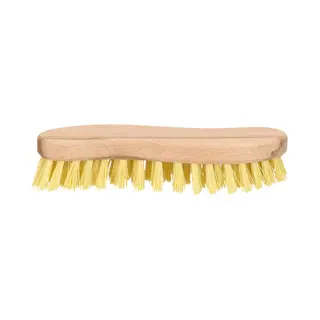 Schrobborstel - Hout - Ergonomisch - S-vorm - 20 Cm - Schrobber - Werkborstel