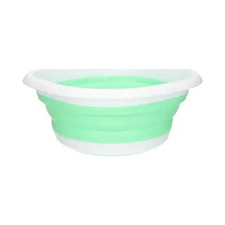 Benson Afwasteil - Opvouwbaar - Kunststof - 10L - 36 X 12 Cm - Groen - Emmer- Camping