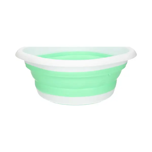 Benson Afwasteil - Opvouwbaar - Kunststof - 10L - 36 X 12 Cm - Groen - Emmer- Camping thumbnail