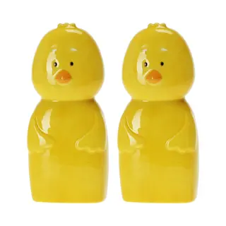 Excellent Houseware Waterverdamper Radiator - 2x - Kuiken - Kunststeen - Kinderkamer - 18 Cm - Luchtbevochtiger