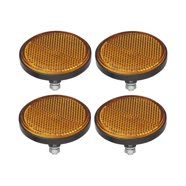 ProPlus Reflector - Set 4x - Oranje - Boutbevestiging - 60mm - M5 Bout - Rond thumbnail