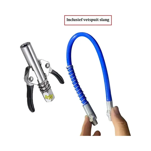 Ortho® - Koppeling Voor Vetspuit - Vetspuit Koppeling - Incl. Slang - Vetkoppeling thumbnail