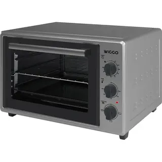 Wiggo Wmo-E353(X) - Vrijstaande Mini Oven - Electrisch - 50 Cm - 35 Liter - 1800 W - 5 Jaar Garantie - Roestvrijstaal