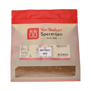 Van Beekum Specerijen - Ontbijt Mix - 1 Kg (hersluitbare Stazak)
