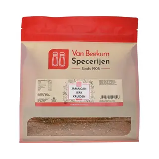 Van Beekum Specerijen - Jamaican Jerk Kruiden - 1 Kg (hersluitbare Stazak)