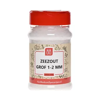 Van Beekum Specerijen - Zeezout Grof 1-2 Mm - Strooibus 320 Gram