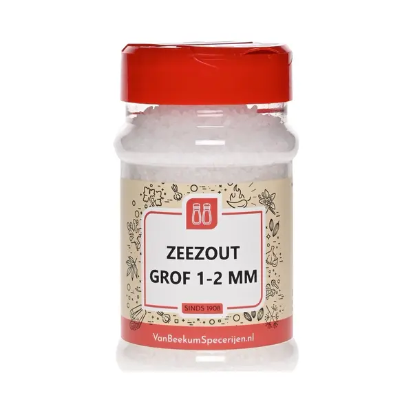 Van Beekum Specerijen - Zeezout Grof 1-2 Mm - Strooibus 320 Gram thumbnail