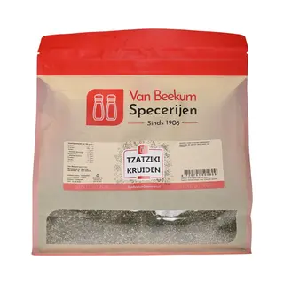 Van Beekum Specerijen - Tzatziki Kruiden - 1 Kg (hersluitbare Stazak)