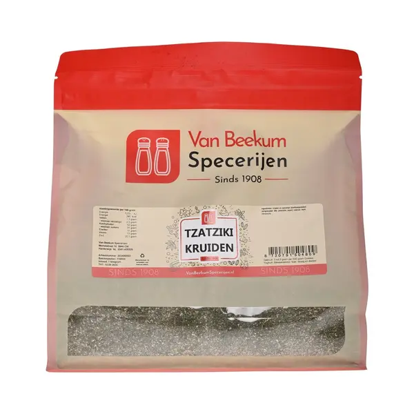 Van Beekum Specerijen - Tzatziki Kruiden - 1 Kg (hersluitbare Stazak) thumbnail