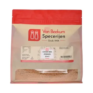 Van Beekum Specerijen - Cajun Mix Zonder Zout - 1 Kg (hersluitbare Stazak)
