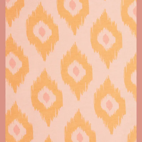 Little Label - Klassieke Zomer Pyjama - Roze Oranje - Bio Katoen - 8Y/122-128 thumbnail
