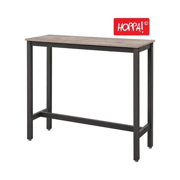 Hoppa! Vintage Bartafel Van Metaal | Greige | 41 X 121 X 100 Cm (L X B X H) thumbnail