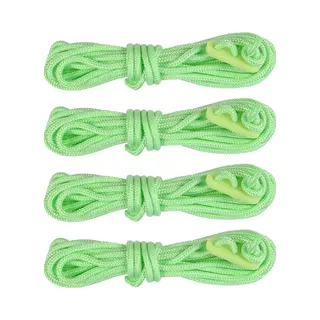Benson Glow In The Dark Scheerlijn - 4x3 Meter - Inclusief Spanners - Veilig Kamperen - Zon-oplaadbaar