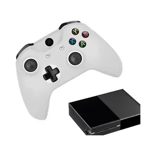 Gadgetpoint - Hoesjes & Skins Voor Xbox One - Performance Gaming Case - Soft Grip Covers - Anti-Slip Controller Accessoires - Wit Grip