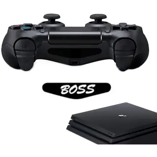 Gadgetpoint - Controller Stickers Voor PS4, PlayStation 4 - Performance Gaming Skin - Bescherming Accessoires - Boss - Baas