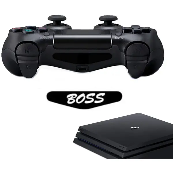 Gadgetpoint - Controller Stickers Voor PS4, PlayStation 4 - Performance Gaming Skin - Bescherming Accessoires - Boss - Baas thumbnail