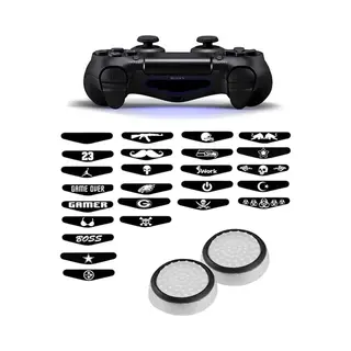 Gadgetpoint - Thumb Grips + Stickers Voor PS4, PlayStation 4 - Gaming Thumbgrips - Performance Thumbsticks - Anti-Slip Joystick Caps - Bescherming