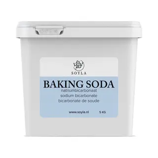 Soyla Baking Soda - 5 Kg - Natriumbicarbonaat - Zuiveringszout - Allesreiniger – Geurverwijderaar - Aluminiumvrij