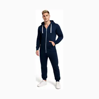 Jc Blue Navy Onesie - Huispak - Onesie Mannen - Onesie Vrouwen - Maat Xl