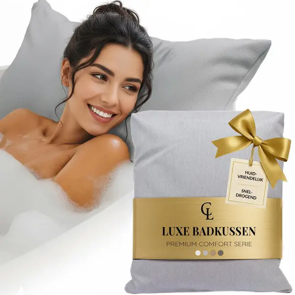 Claessonliving Badkussen – Luxe Badkussens Voor In Bad – Dik En Comfortabel Spa Kussen Voor Hoofd, Hek En Rug – Hoofdsteun Bad Voor Een Spa Ervaring Thuis – thumbnail