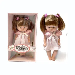 Ledy Toys Reborn Babypop - Schattige Speelgoed Pop - Bonnie - 20CM