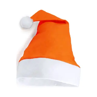 Eizook 2 Stuks Kerstmuts Oranje Wit - One Size Fits All