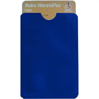 Cadebo Rfid Bankpas Beschermer - Kaarthouder Soft - Anti-Skimming - Blauw - Gratis Verzonden