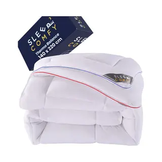 Sleep Comfy Thermo Balance Series - Hotel Kwaliteit 4 Seizoenen Dekbed - 140x220 Cm - Anti Allergie Dekbed Met Twee Delen - 3 In 1 Dekbed - Comfort &