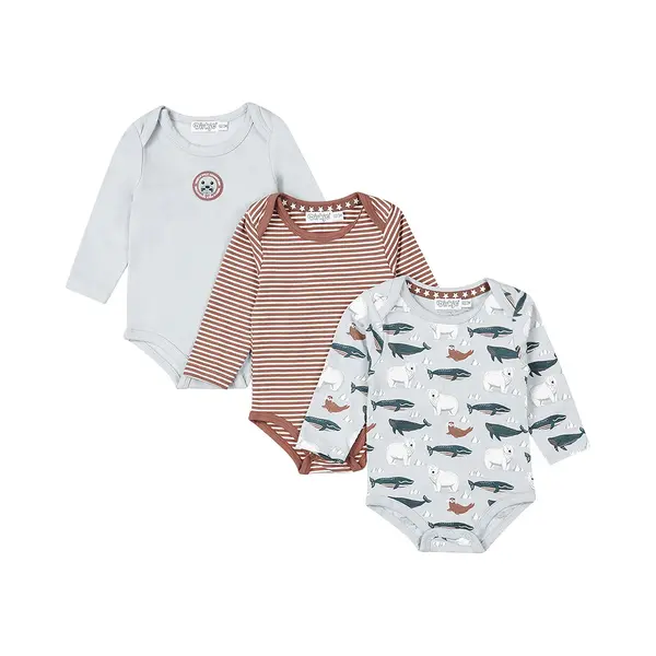Dirkje Q- Boys Arctic Jongens Rompertje 3 Pack - Maat 56 thumbnail