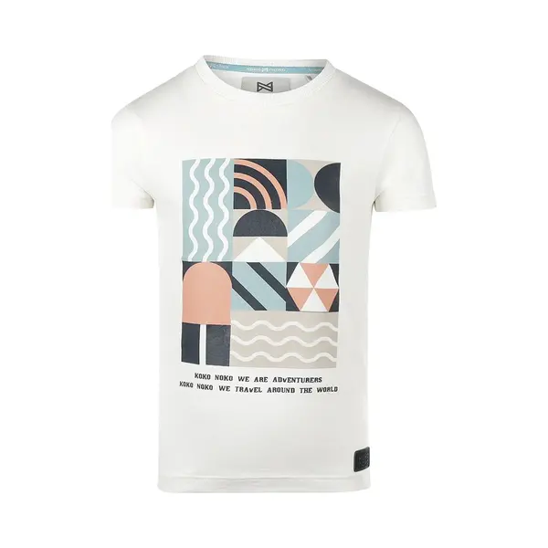 Koko Noko Jongens T-shirt - Off White thumbnail