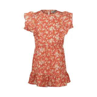 Koko Noko Meisjes Jurk - Rusty Orange
