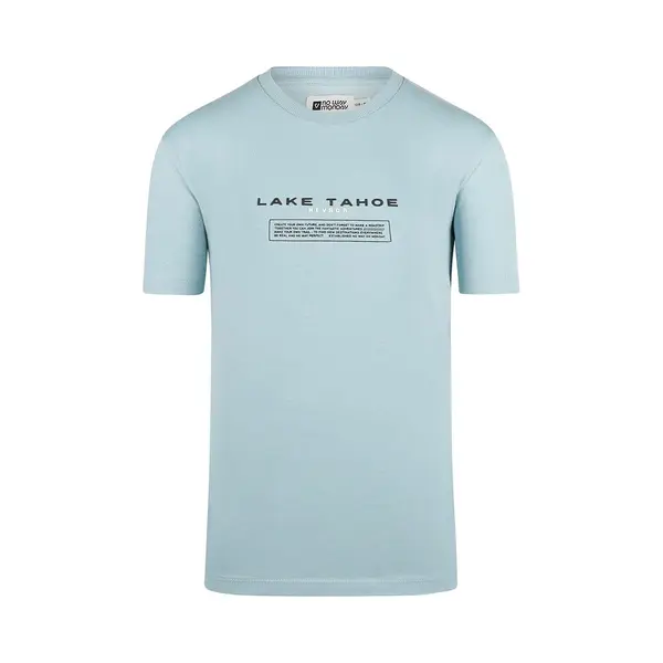 No Way Monday Jongens T-shirt - Light Blue thumbnail