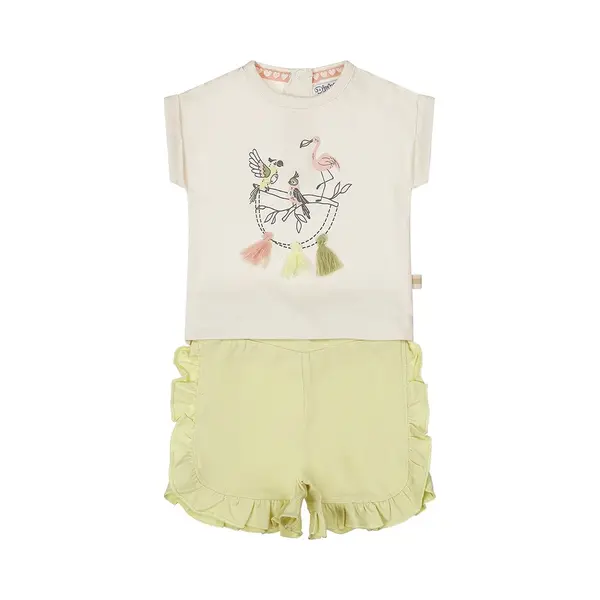Dirkje Meisjes Kledingset - Soft Green thumbnail