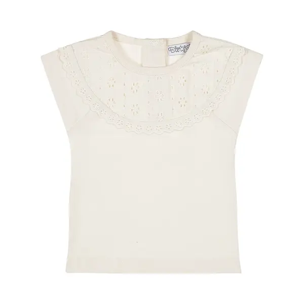 Dirkje Meisjes T-shirt - Off White thumbnail
