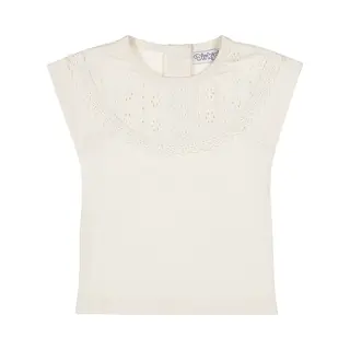 Dirkje Meisjes T-shirt - Off White