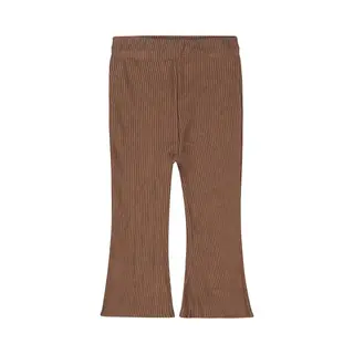 Dirkje Meisjes Flared Broek - Brown