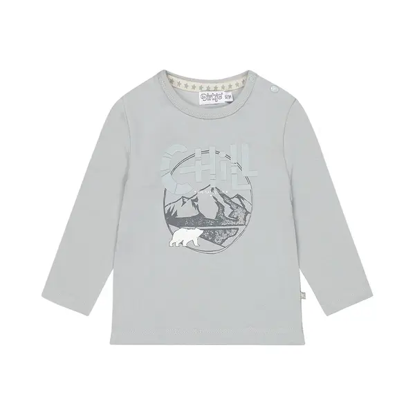 Dirkje Jongens T-shirt - Faded Blue thumbnail