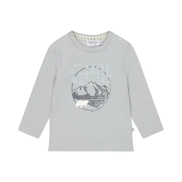 Dirkje Jongens T-shirt - Faded Blue thumbnail