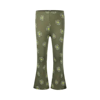 Koko Noko Meisjes Flared Legging - Army Green