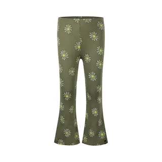 Koko Noko Meisjes Flared Legging - Army Green