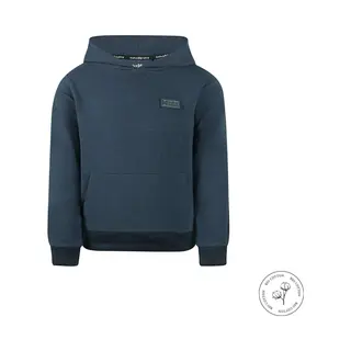 Koko Noko - Bio Cotton - Sweater Met Capuchon En Rits - Jongens - Navy - Maat 98