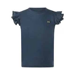 Shirt Korte Mouw Koko Noko Navy Ruffle