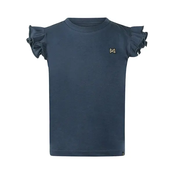 Shirt Korte Mouw Koko Noko Navy Ruffle thumbnail