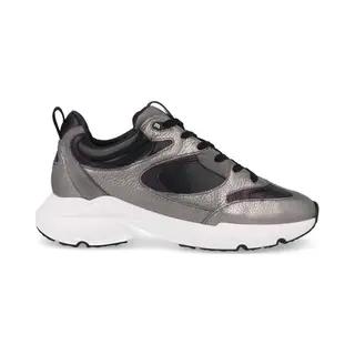 Maruti Rhode Sneakers - Leren Sneaker - Dames - Zilver - Maat 38