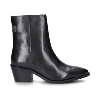 Maruti Maria Enkellaarsjes - Enkelboots Met Rits - Dames - Zwart - Maat 41