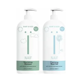 Naif Shampoo&Wasgel - 2x 500 Ml - Pakket